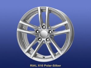 Janta Aliaj Rial X10 Argintiu 9XR19 5X120 ET48